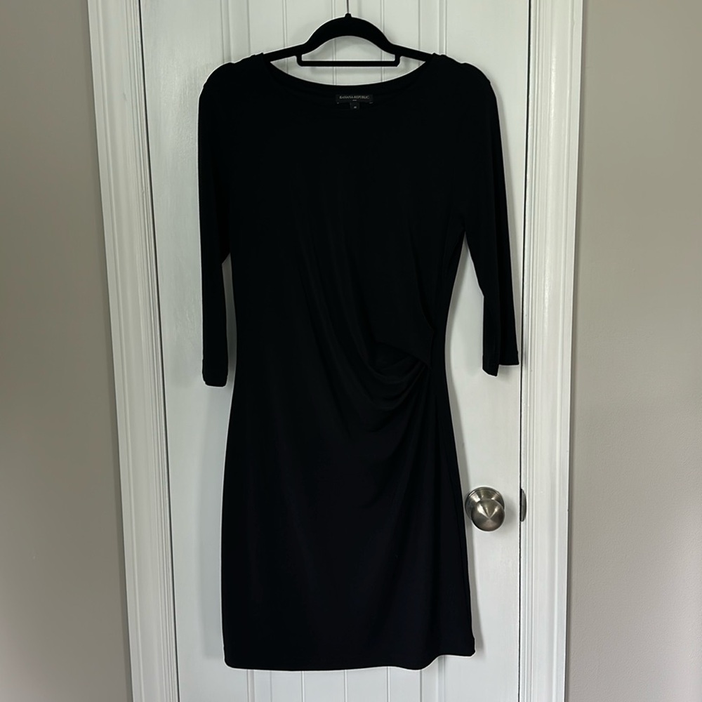 Banana Republic, black dress